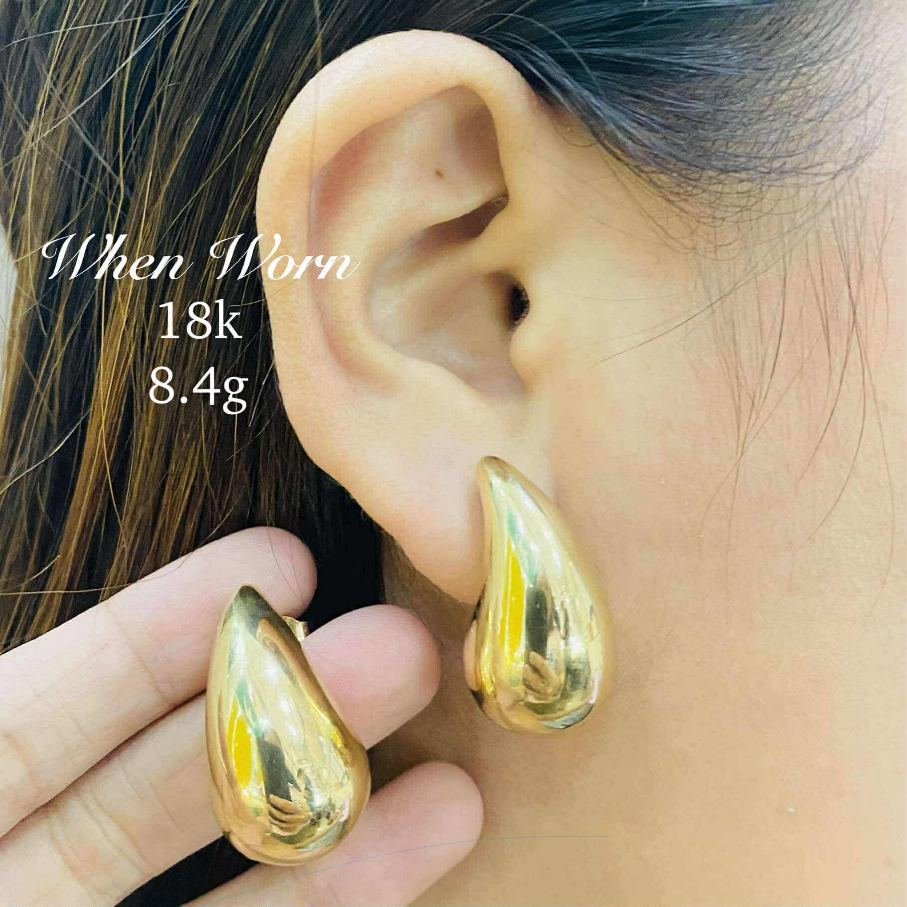 18k ”teardrops” örhänge