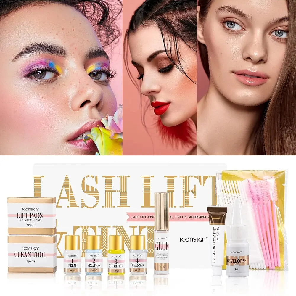 Lash Lift & Brow Tint Kit – Förlyft dina Fransar och Definiera Dina Ögonbryn